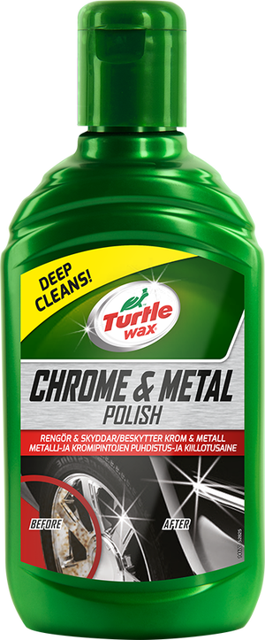 Turtle Wax Chrome & Metal Polish, 300 ml