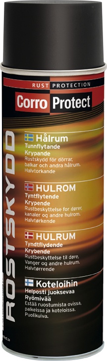 CorroProtect Hålrum Rostskydd spray, 500 ml