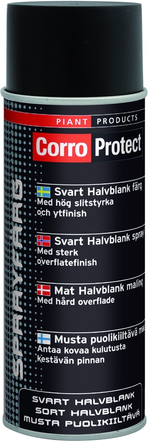 CorroProtect Färg Halvblank Svart, 400 ml