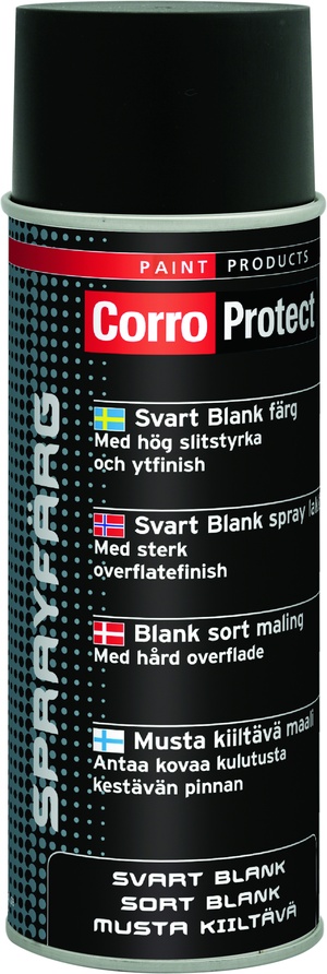 CorroProtect Färg Blank Svart, 400 ml