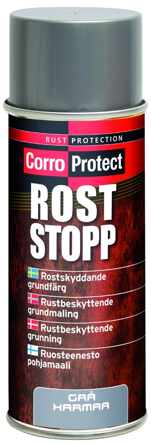 CorroProtect Rost-Stopp Grå spray, 400 ml