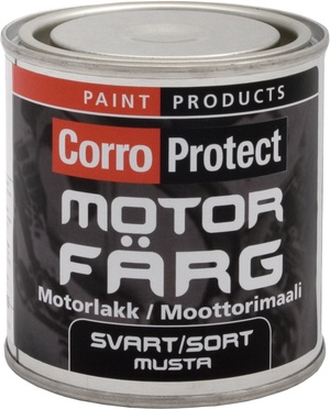 CorroProtect Motorfärg Svart, 250 ml