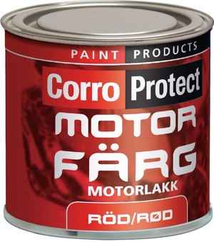 CorroProtect Motorfärg Röd, 250 ml