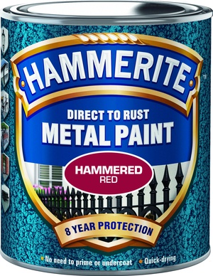 Hammerite Hammarlack Röd, 250 ml