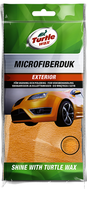 Turtle Wax Microfiberduk Exterior Orange, 40x40cm