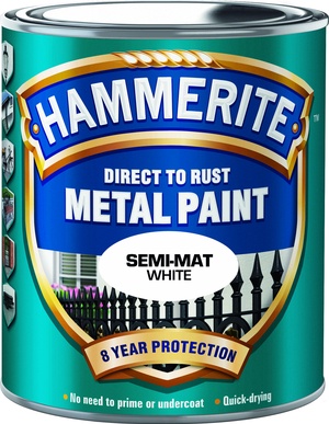 Hammerite Sidenmatt Vit, 750 ml