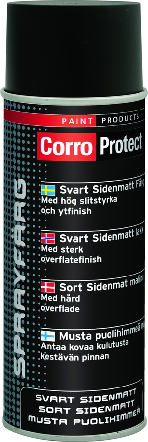 CorroProtect Färg Matt Svart, 400 ml