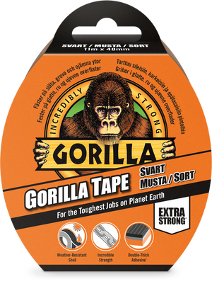 Gorilla Tape Svart, 11mx48mm